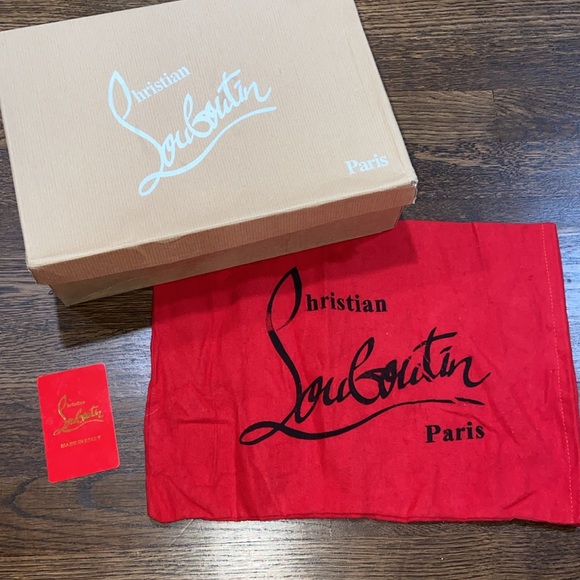 Christian Louboutin Black Suede Leopard Pony Boots / Booties - Picture 7 of 9